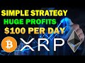 Simple Scalping Strategy to Make $100 a Day Trading as a Beginner | Cryptocurrency Tutorial