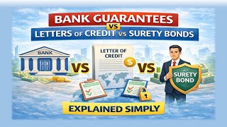 Bank Guarantee vs Letter of Credit vs Surety Bond – Explained Simply