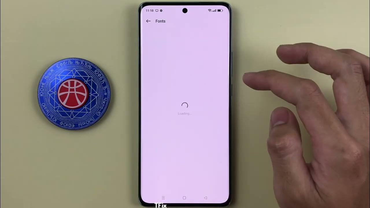 how-to-change-the-font-style-on-oppo-reno10-5g-android-13-youtube
