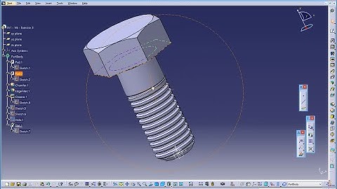 CATIA Tutorial - PartDesign Exercise 6 - v3