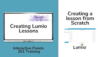 Creating a Lumio Lesson from Scratch