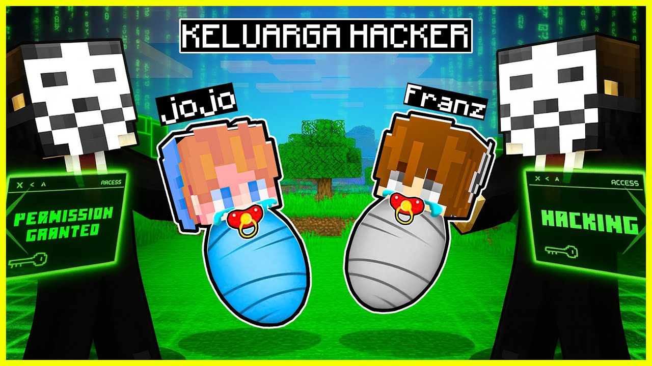 FRANZ & JOJO DIADOPSI KELUARGA HACKER PALING CANGGIH di MINECRAFT