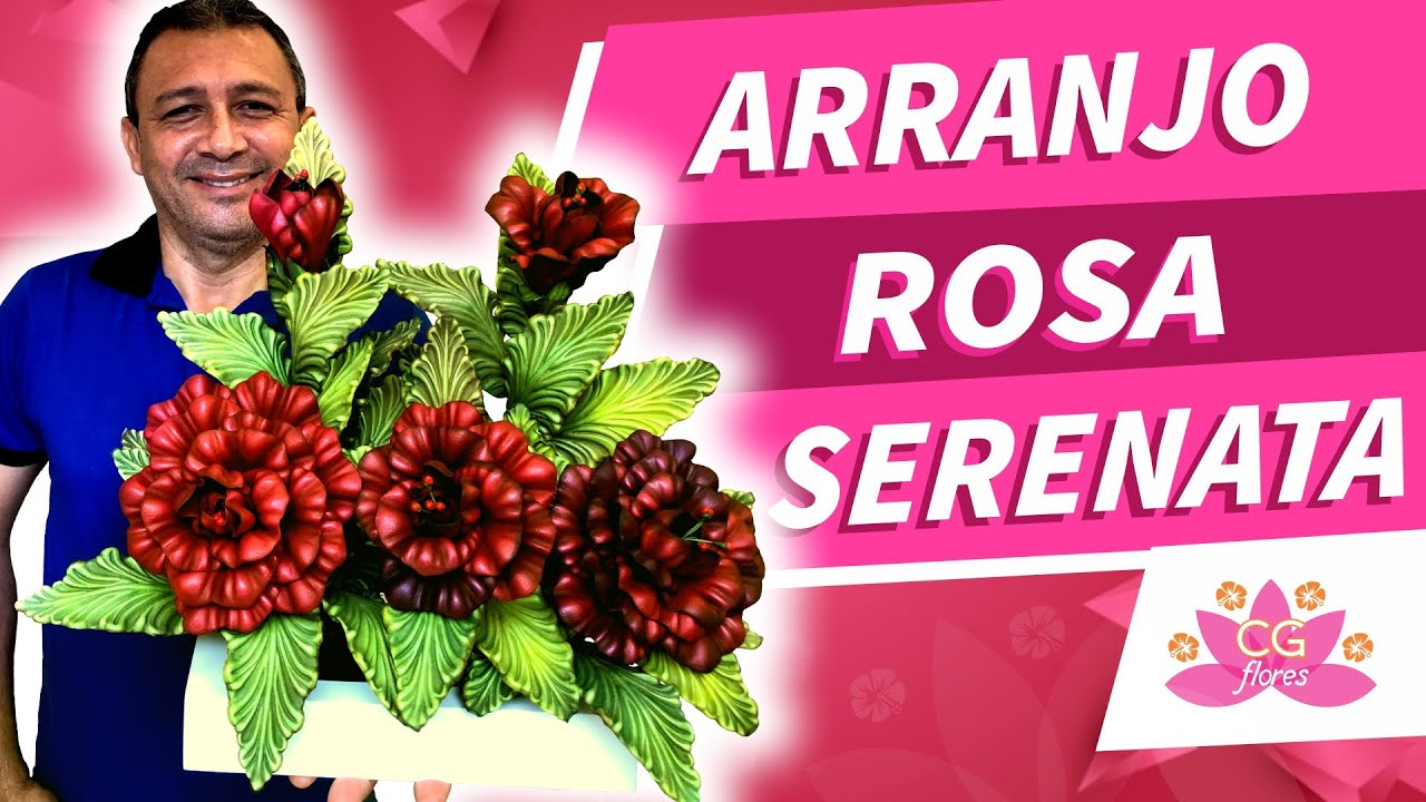 ARRANJO DUPLO ROSA SERENATA | PASSO A PASSO
