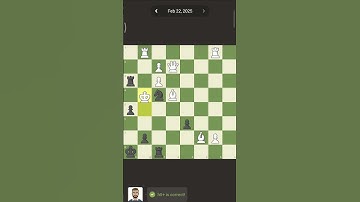 Daily Chess Puzzle | February 22, 2025