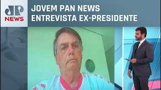 Thumbnail for Jair Bolsonaro comenta ação contra Carlos, atuação da PF e 08/01; assista na íntegra