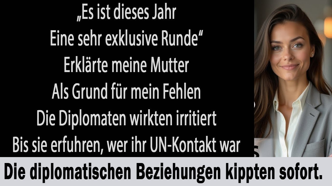 Sie verbannten mich vom Weihnachtsessen wegen „Elitgästen“ – bis der Botschafter mich anrief