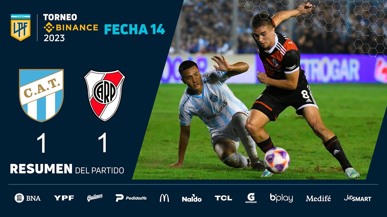 #TorneoBinance 2023 | Fecha 14 | resumen de Atlético Tucumán - River