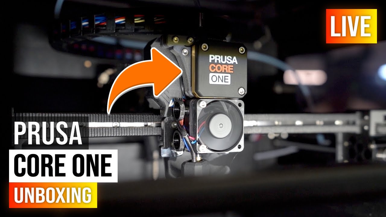 Prusa Core One Unboxing [Live] - YouTube