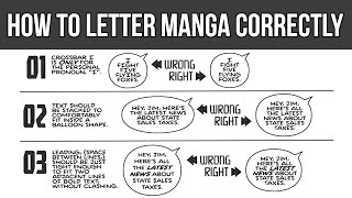 The Art Of Lettering: How To ADD TEXT To Speech Bubbles In Comics And Manga