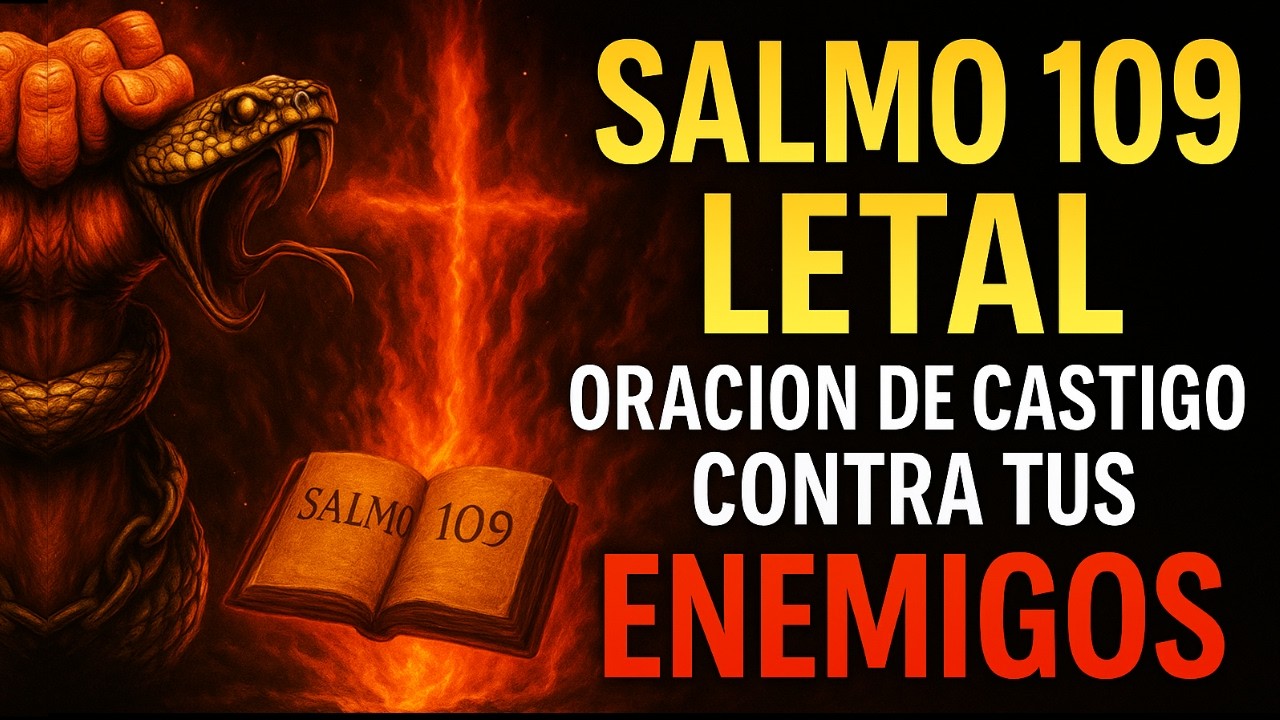 DECLARA 7 Veces salmo 109 — CANCELA Toda Maldición y ¡Cierra la Boca de Tus Enemigos HOY!