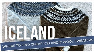 Best store for cheap authentic Icelandic wool sweaters in Reykjavik!
