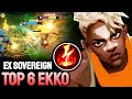 WILD RIFT EKKO - TOP 6 EKKO GAMEPLAY - MASTER RANKED