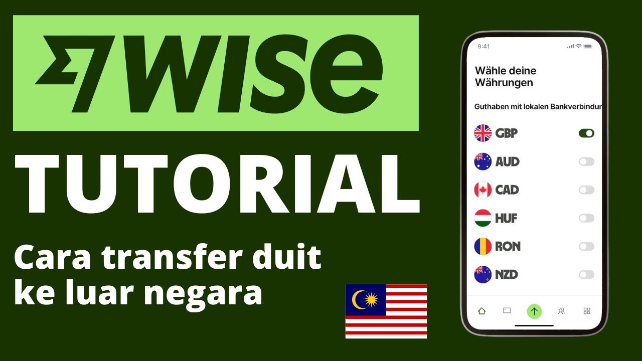 Tutorial Wise: Cara Transfer Wang ke Luar Negara dengan Wise
