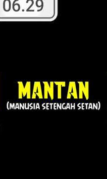 Manta ( MANUSIA SETENGAH SETAN)