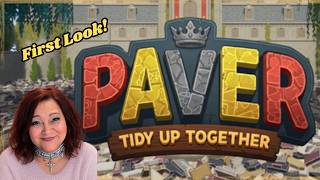 Is This Game Fun?? First Look! Paver Tidy Up Together! #cozygaming #gameplay #gamingvideos