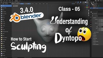 Class 05- How to use Dyntopo in Sculpt Mode in Blender 3d | Sculpting Full Course | Avtar Dohla