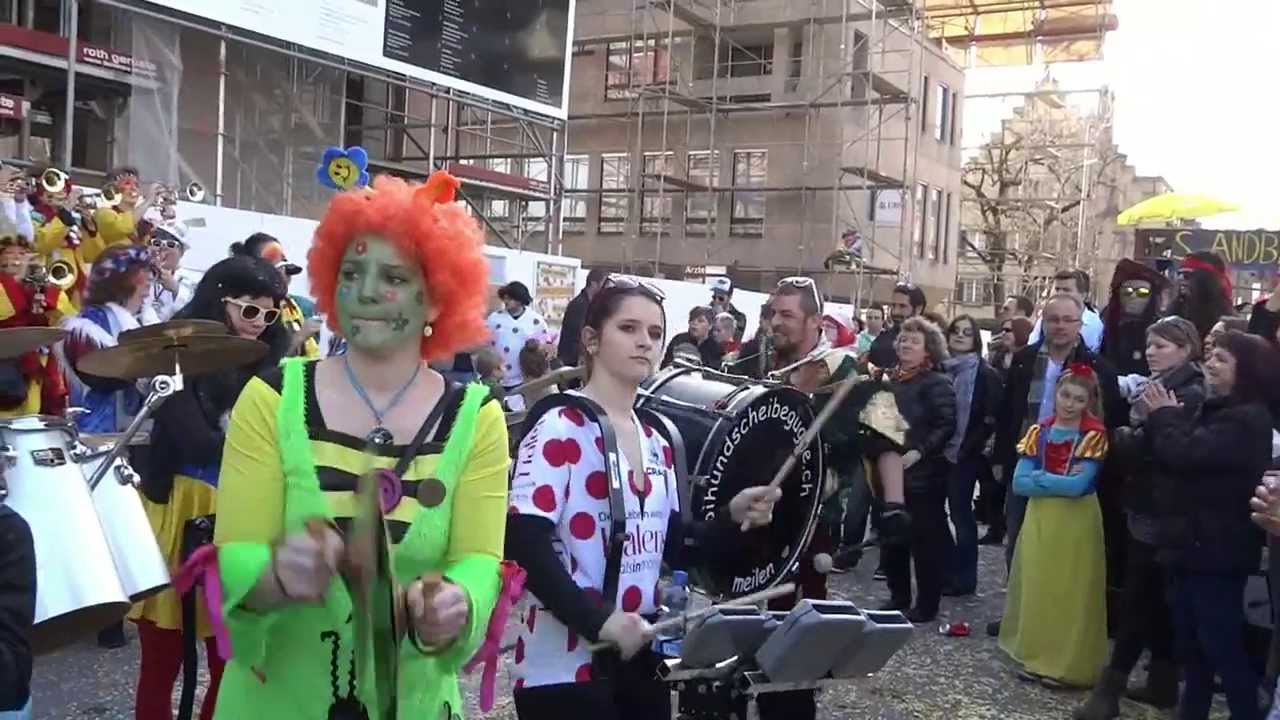 Fasnacht Platzkonzert Guggen Soihundscheibe / Meilen (ZH) 09.03.14 / T2