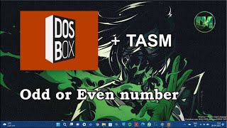 Odd Or Even Number In Embly Language Tasm Dosbox 8086 Microprocessor
