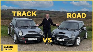 Modified Mini R53 battle | Track setup vs Road screenshot 5