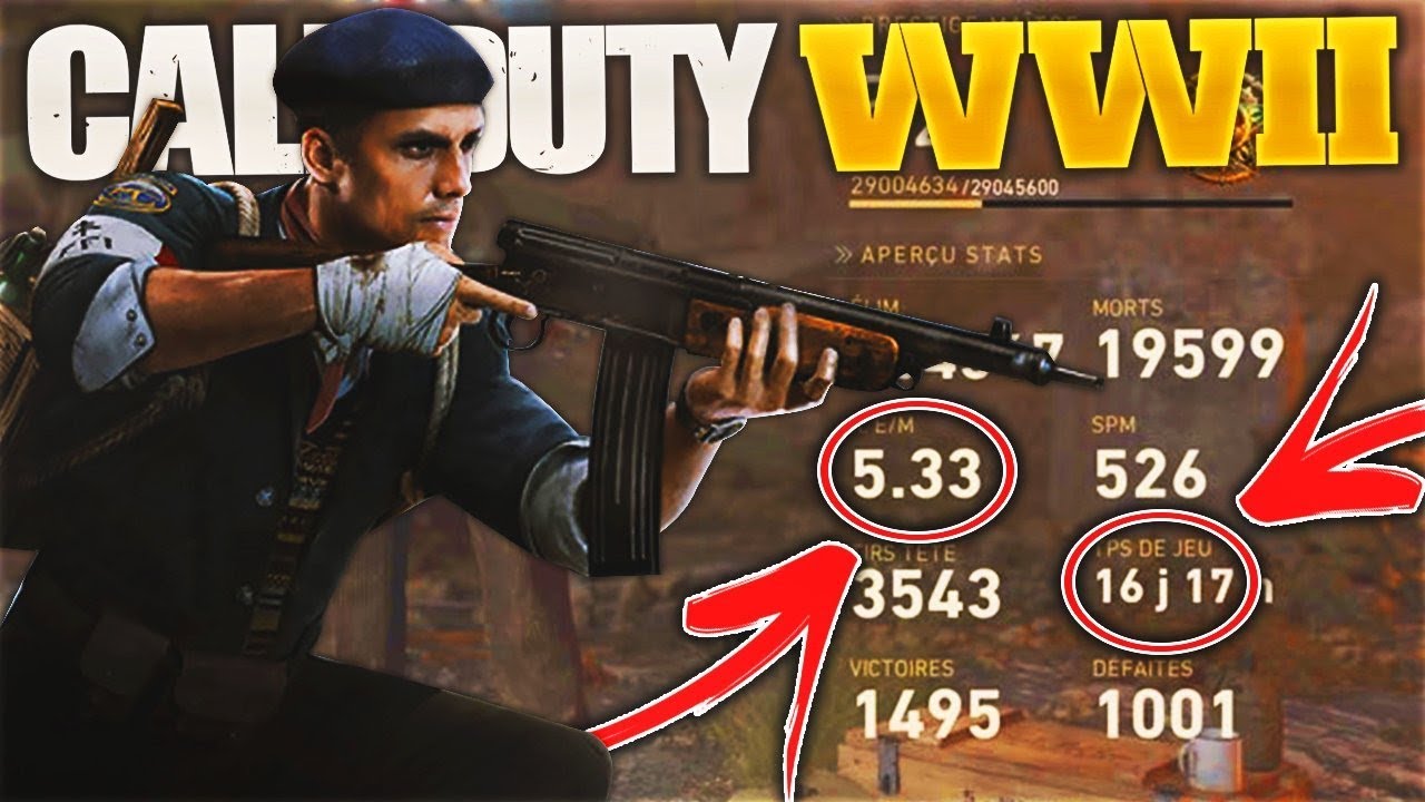 JE PRESENTE MES CLASSES ET STATS sur Call of Duty WW2 ! - YouTube