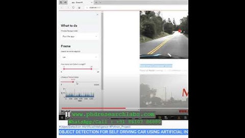 OBJECT DETECTION FOR SELF DRIVING CAR USING ARTIFICIAL INTELLIGENCE PYTHON PROJECT