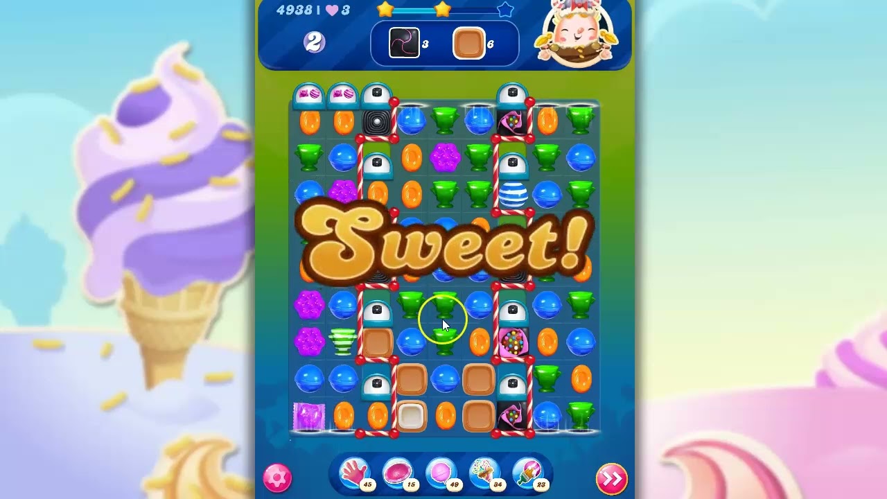 Candy Crush level 4938 Talkthrough, 24 Moves 0 Boosters - YouTube