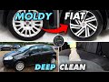 Deep Cleaning a Moldy Fiat Punto disaster detail Dirty/Filthy car with Mouldy seats