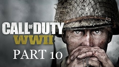 Call of duty ww2 walkthrough GAMEPLAY campaign mission Ambush part 10 (Codww2)