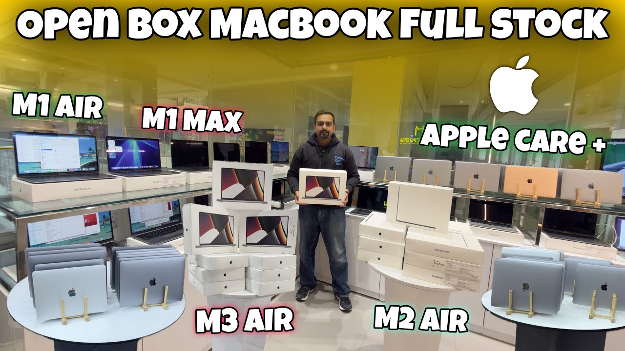MacBook At cheapest Price Opne Box MacBooks M1 M2 M3 M4 13inch 15inch 16inch Laptop market Delhi