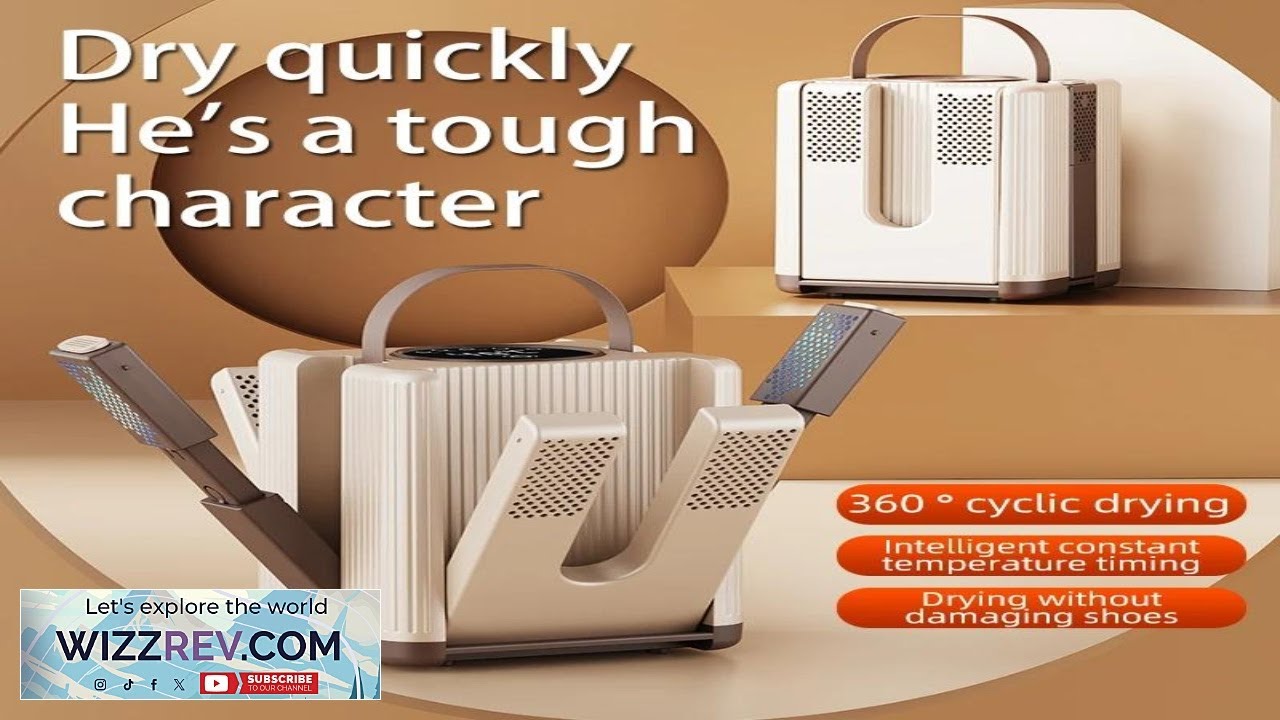 6 Arm Electric Shoe Dryer Foldable Shoe Warmer Timing Control Household Shoe