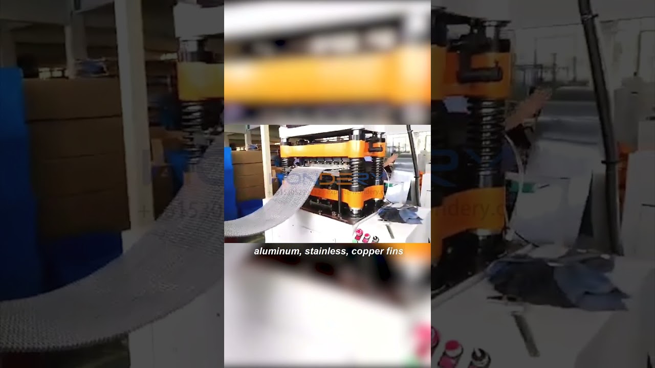 best selling aluminum fin machine for lanced offset fins, wavy fins