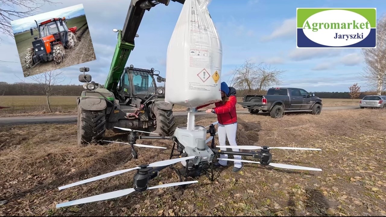 Pierwsza dawka azotu z drona