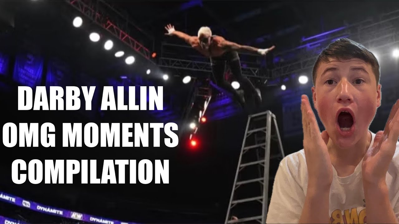 Darby Allin OMG moments compilation reaction