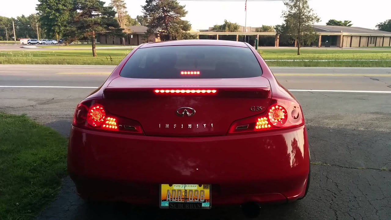 G35 Coupe HKS Replica Exhaust YouTube