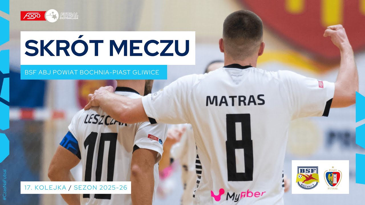 BSF ABJ Powiat Bochnia - Piast Gliwice 2:2 SKRÓT 17. kolejka (2025/26)