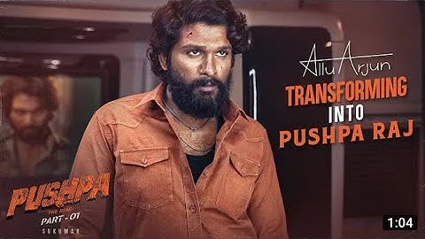 Icon stAAr Allu Arjun Transforming into #PushpaRaj | Making Video |#PushpaTheRise | Sukumar