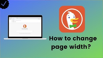 How to change page width on duckduckgo.com?