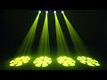 Uking moving head light led spotlight 8 gobos with remote control