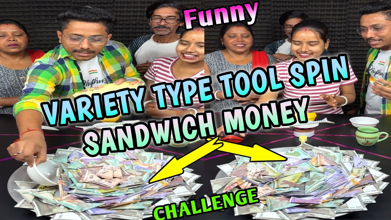 Uncommon Variety Type Tool Spin Sandwich Money Funny Challenge With Family