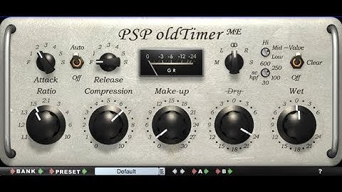 Compressors on Mix Bus | PSP Audioware oldTimerME