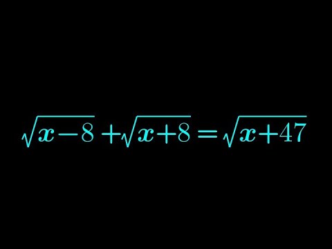 Amazing Radical Equation
