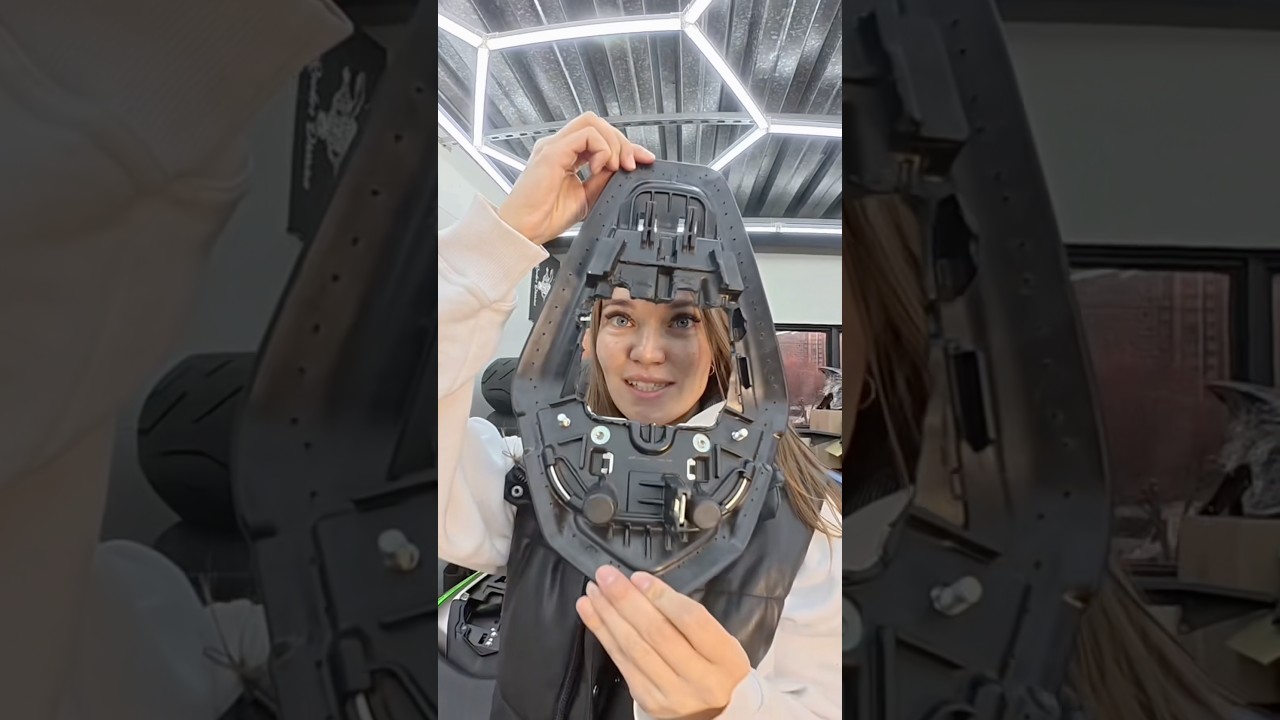 Вырезаю сиденье для езды на заднем колесе. Полное видео смотри на YouTube ☝🏼