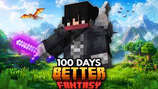 I Survived 100 Days In BETTER Fantasy Hardcore but I'm OP!
