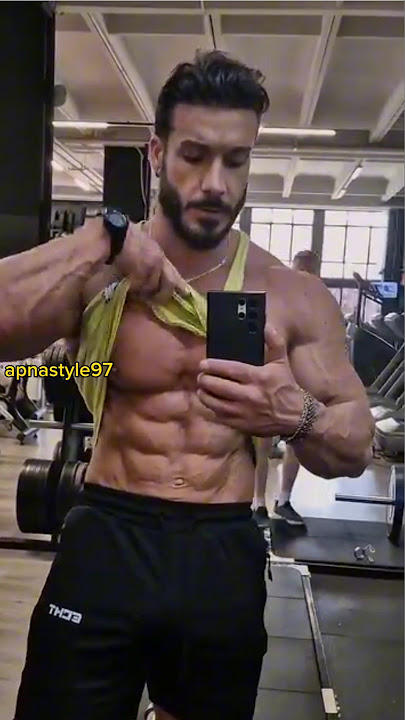 Man with attractive muscular physique #shorts
