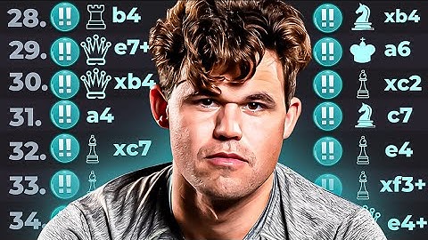Magnus Carlsen OBLITERATES Richard Rapport w/ 101 BRILLIANT MOVES IN A ROW!!