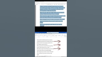Copying PDF to Word |  Fix hard returns #Shorts