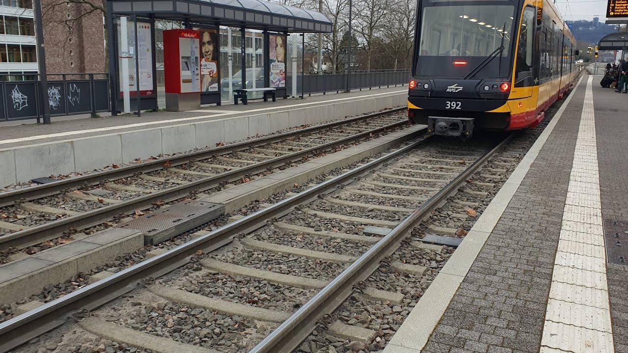 riding with tram line 3 from Mühlburger Tor  to Rüppurrer Tor