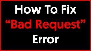 How To Fix Bad Request Error When Changing Minecraft Skin
