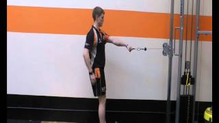 Split Stance Single Arm Cable Row