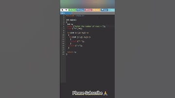 Advance C program 🤭😳 !! Right triangle star pattern in c #short #shorts #viral #trending #youtube